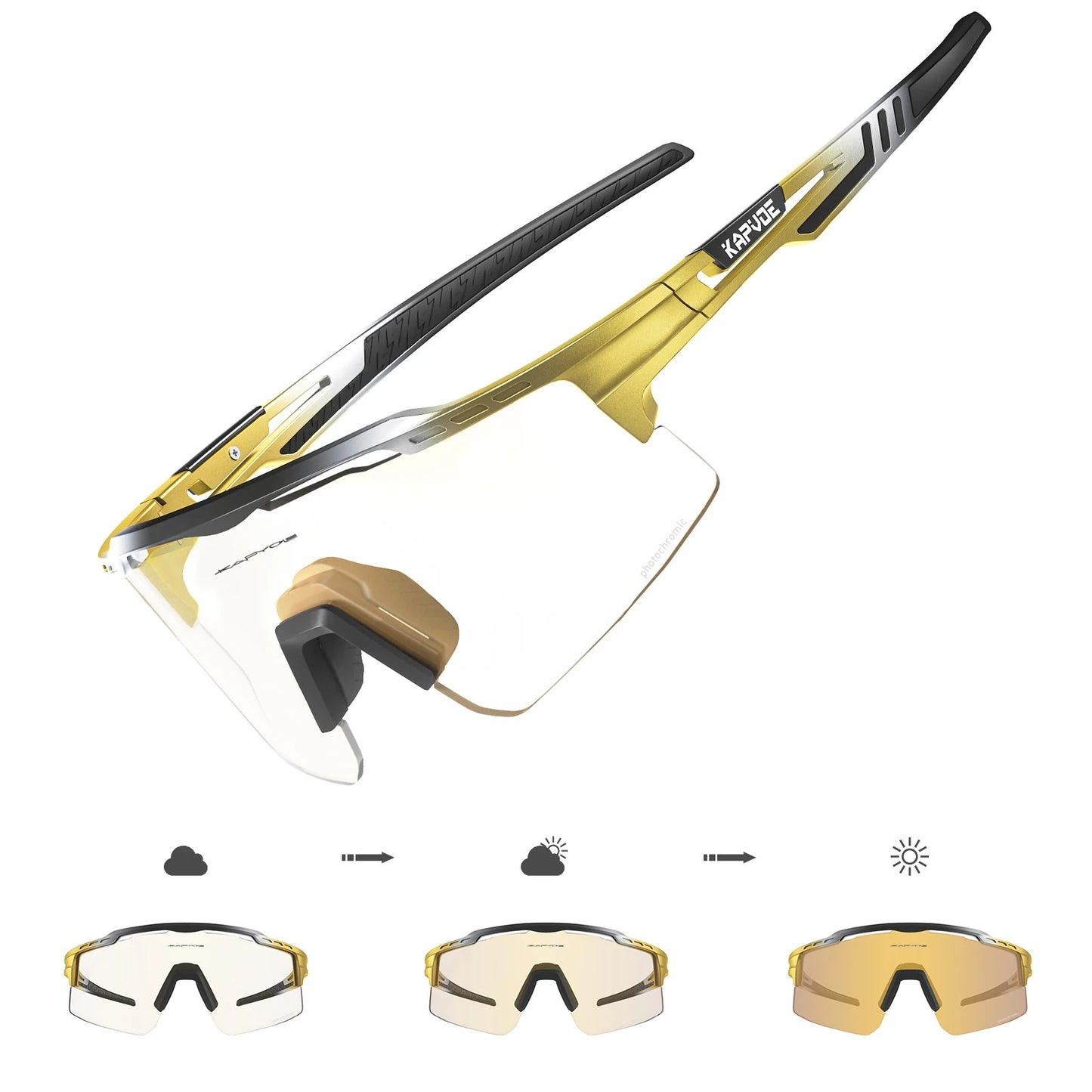 Booststeps AdaptiveRun | Polarized photochromic glasses