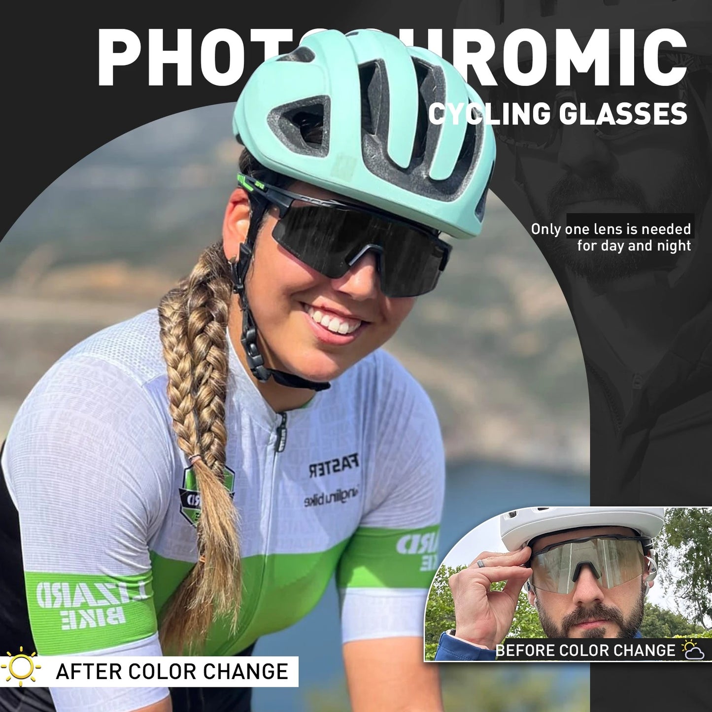 Booststeps AdaptiveRun | Polarized photochromic glasses