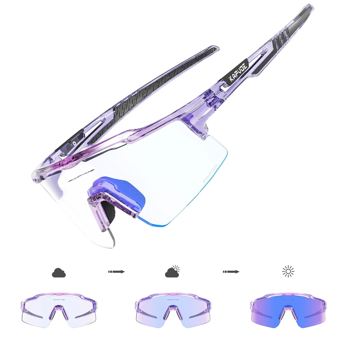 Booststeps AdaptiveRun | Polarized photochromic glasses