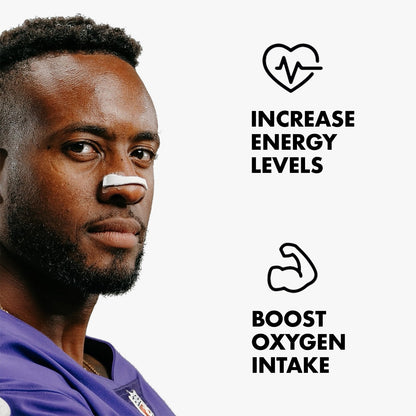 HyperBreathe Booststeps | Magnetic nasal strips for athletes
