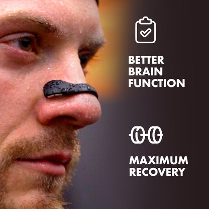 HyperBreathe Booststeps | Magnetic nasal strips for athletes