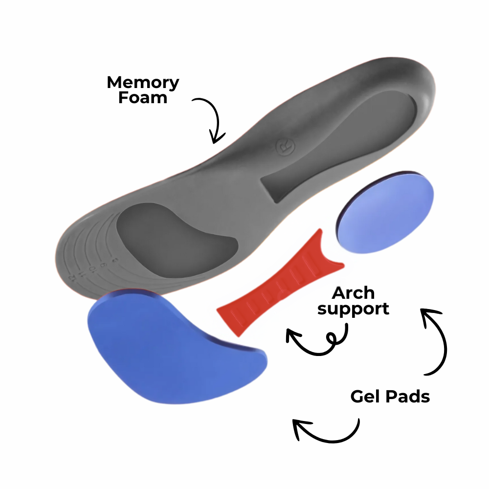 Booststeps Ultracloud - Orthopedic Gel Insoles